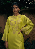 Green three panel suit set