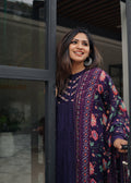 Alizeh Purple layered suit
