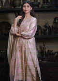 Aaliyah light green and pink suit set