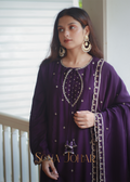 Purple kali suit set