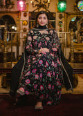 Alizeh black floral flared suit