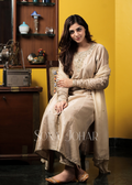 Ivory straight cut suit set