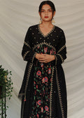 Alizeh black flared suit