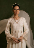 Ivory pleated suit
