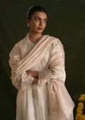 Ivory pintucks suit