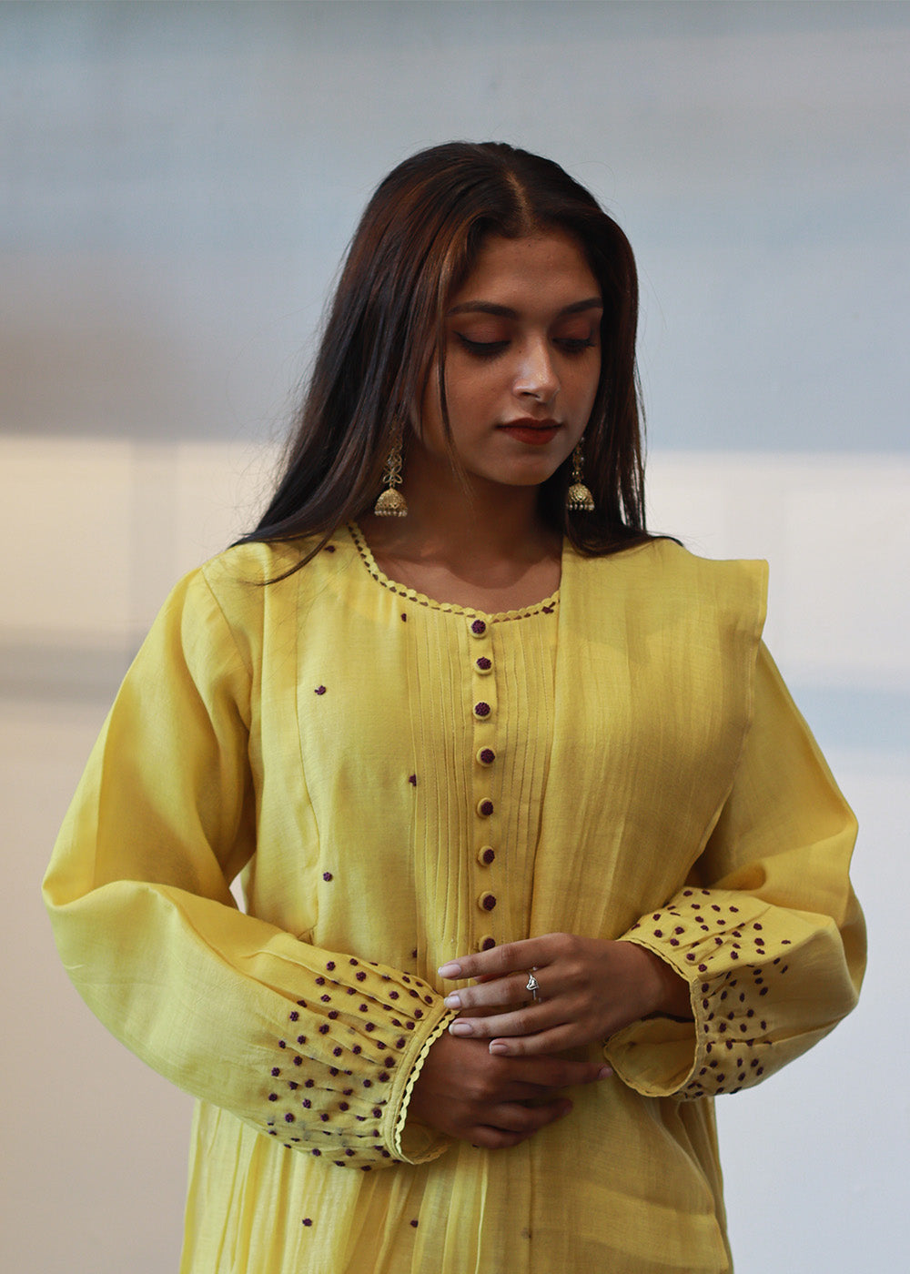 Yellow suit set