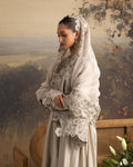 SILK FLARED SUIT SET WITH HEAVY DUPPATA.