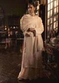 Cream Organza Kali Suit Set