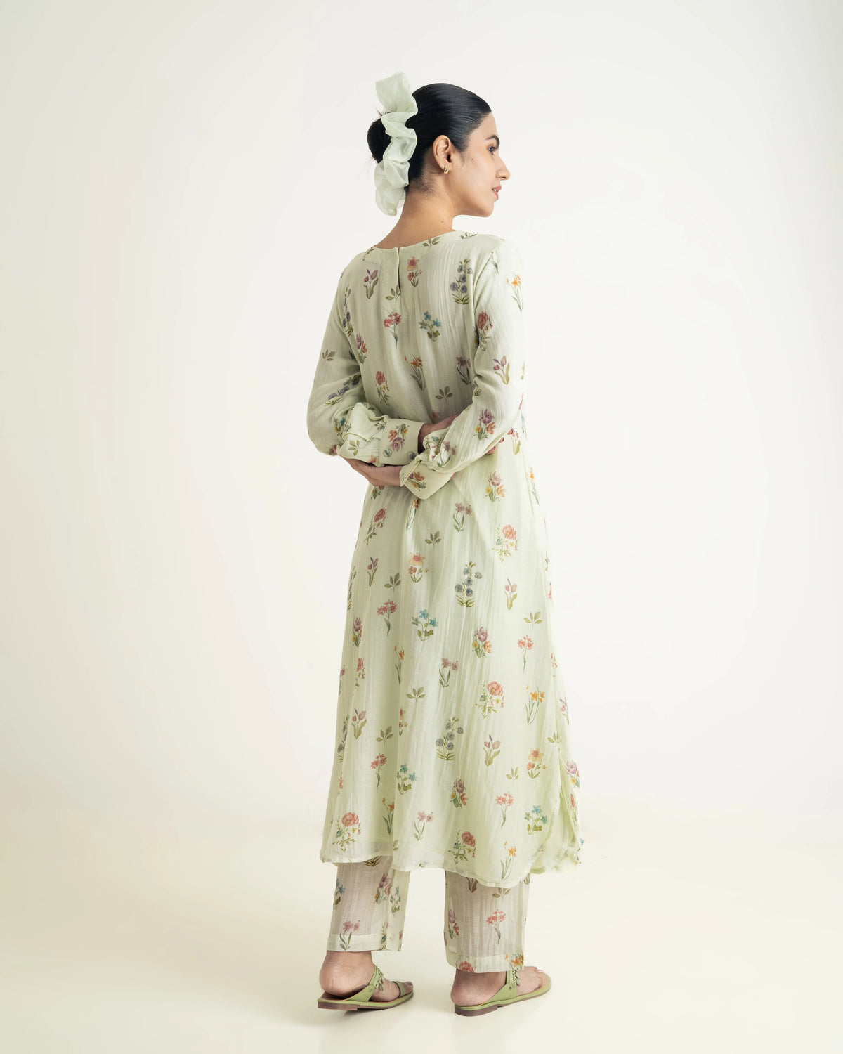 Cream suit set