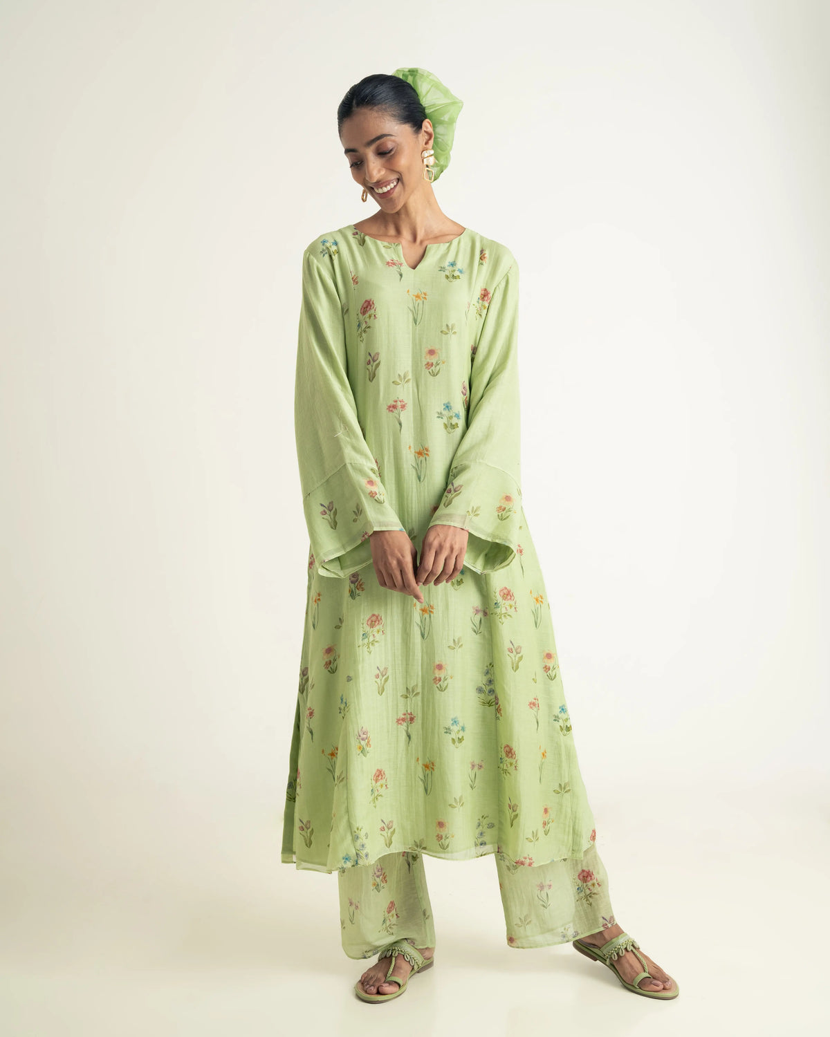 Green suit set