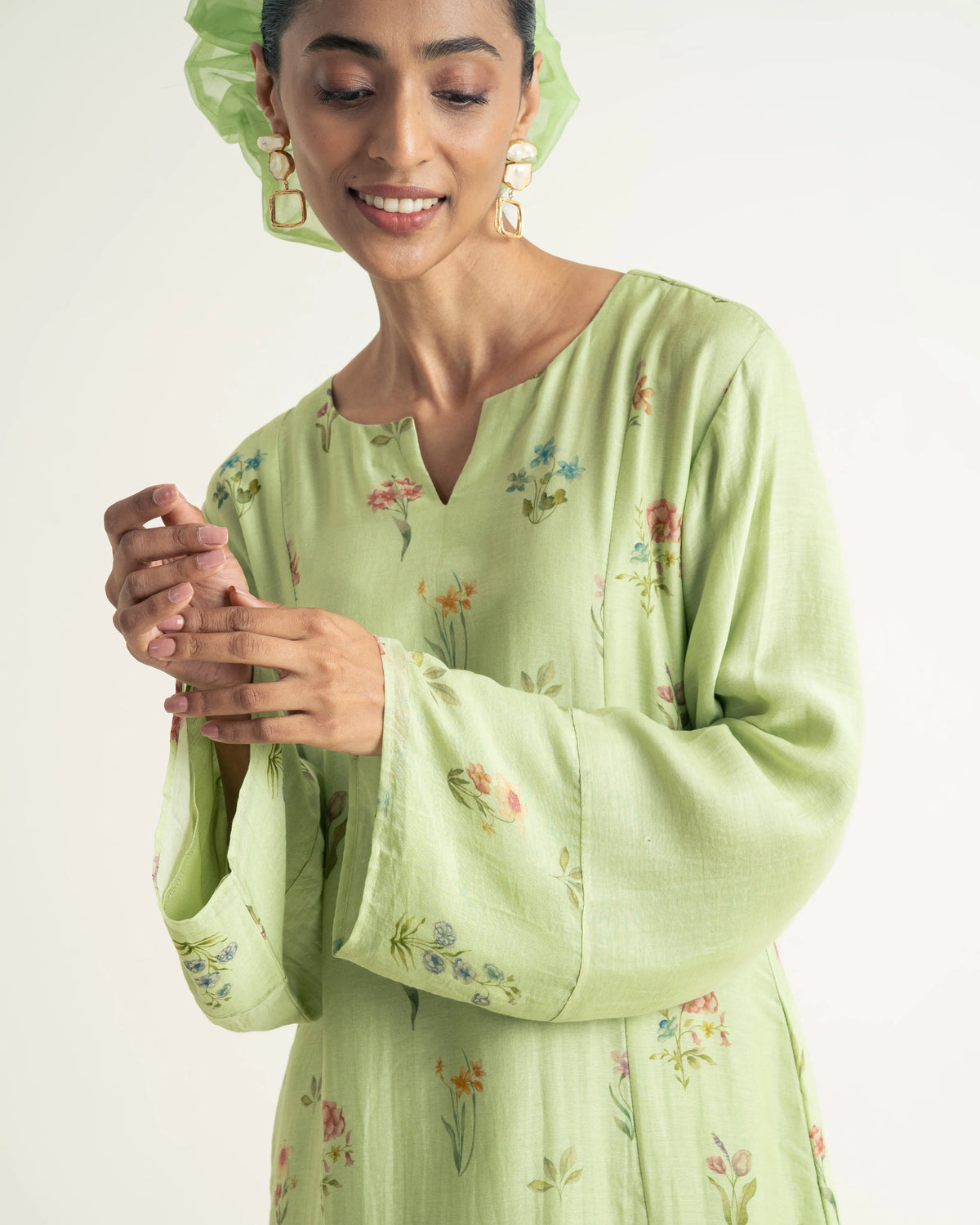 Green suit set