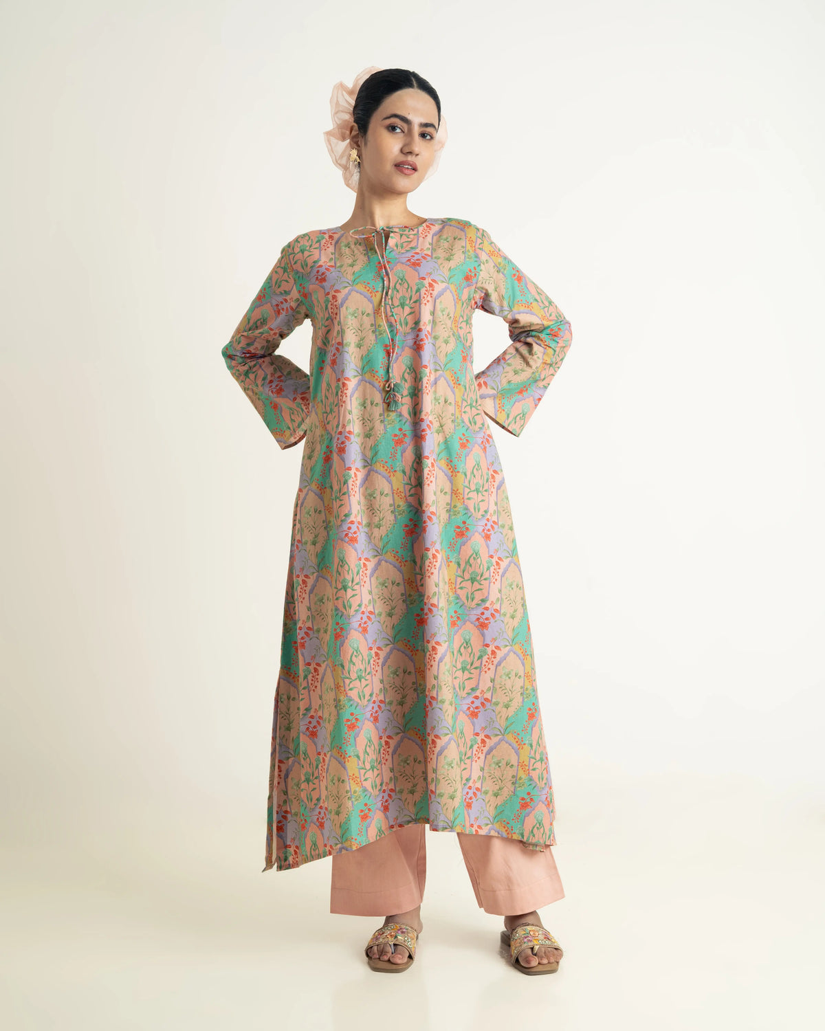 Multi colors suit set