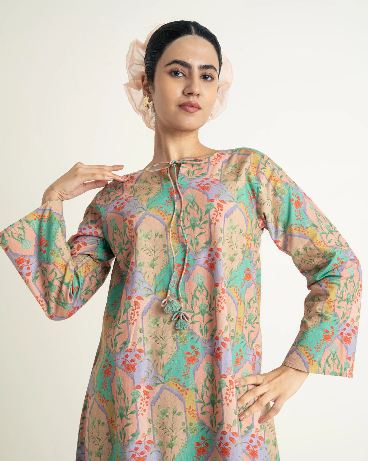 Multi colors suit set